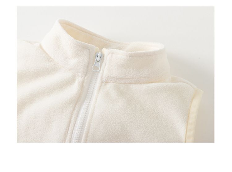 兒童兩件式防風外套+搖粒絨背心-動物們-藍色