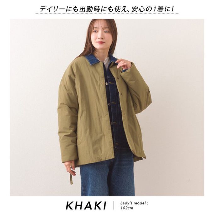 日本 OMNES - 側拉鍊造型科技羽絨無領保暖外套-黑