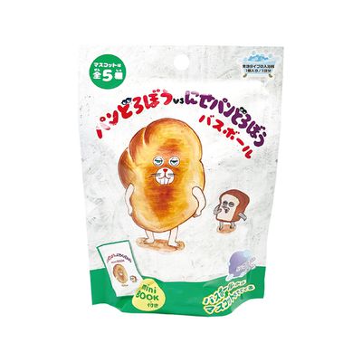 日本 NOL - 麵包小偷2：誰偷了葡萄乾麵包入浴球(泡澡球)-5入組(隨機出貨)