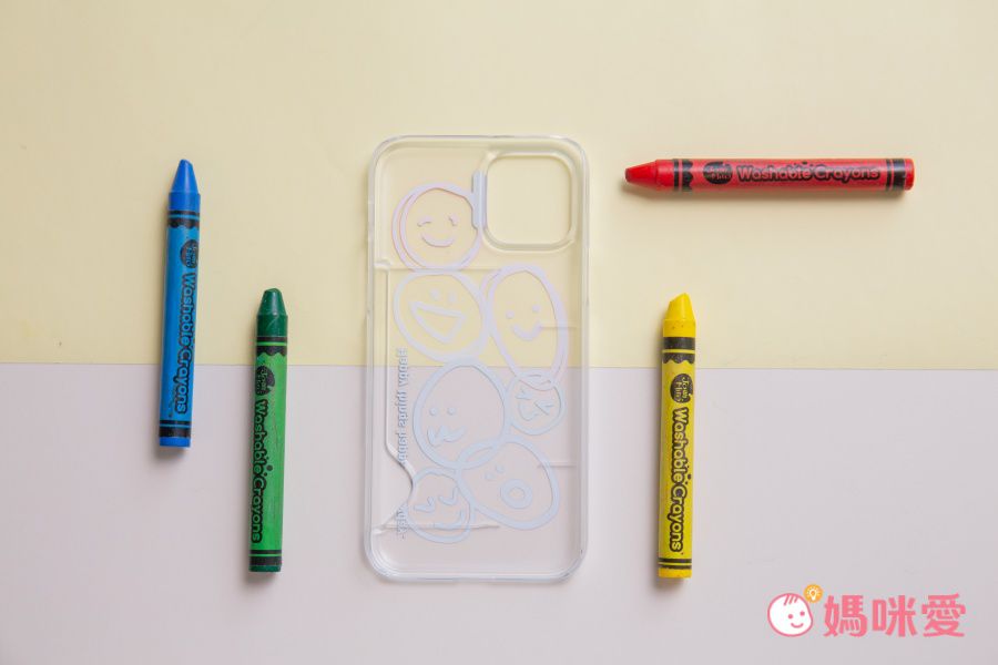 韓國 SHARON6 - 卡夾式防摔手機殼-彩虹表情 (iPhone-12/ 12 Pro)