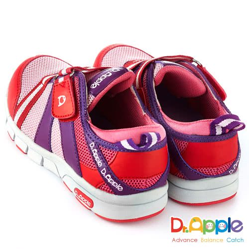Dr. Apple - 機能童鞋-個性輕量透氣休閒童鞋-紅