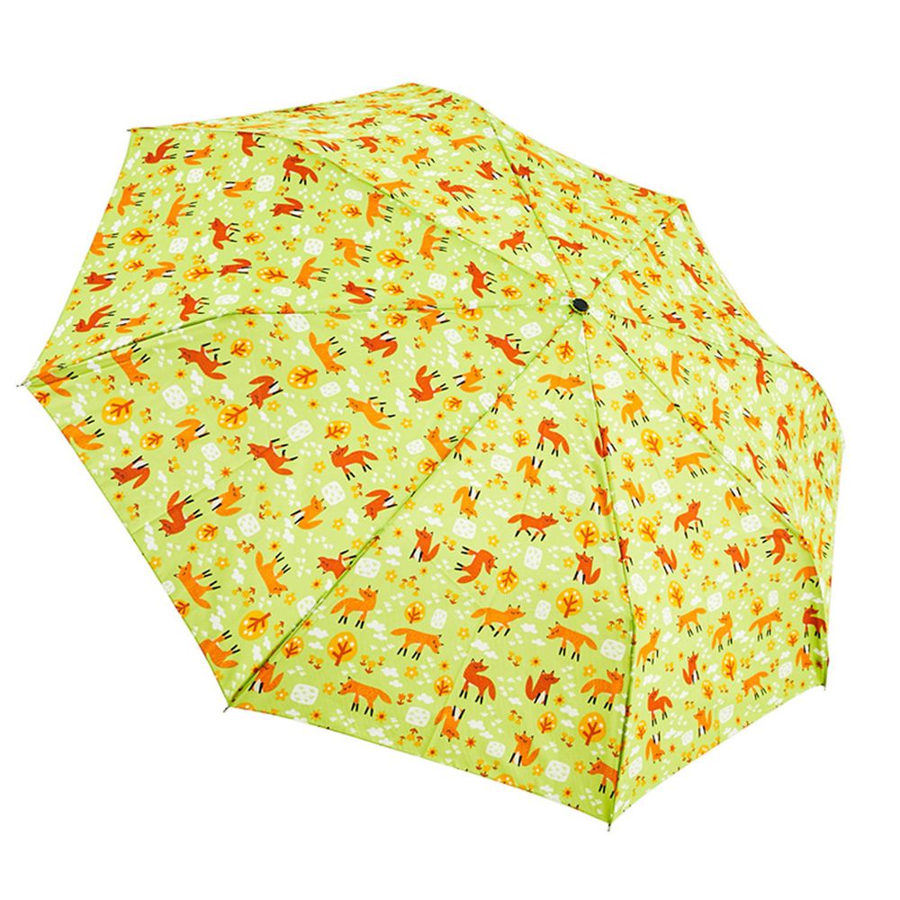 Rainstory - 抗UV雙人自動傘-稻荷秋園(綠)-自動開收傘