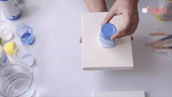 kidzcrayon - 兒童無毒顏料(手指膏/流體畫)250ml補充瓶-白