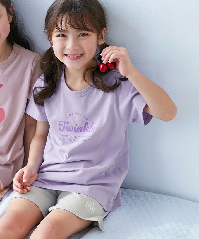 日本 devirock - 100%棉 短袖家居服/睡衣套裝-LOGO-黑灰系