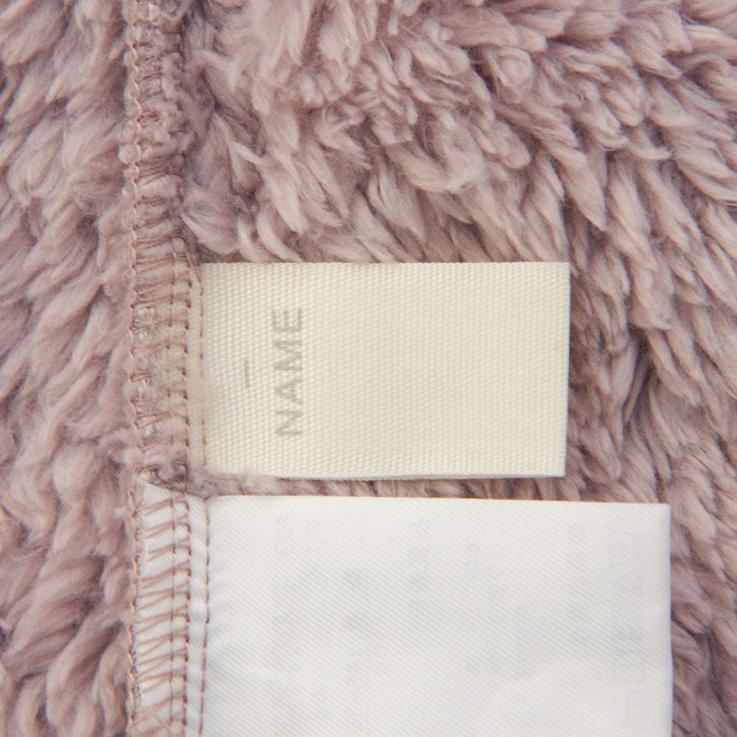 日本千趣會 - 燈芯絨拼接泰迪熊保暖外套-撞色-灰粉x卡其