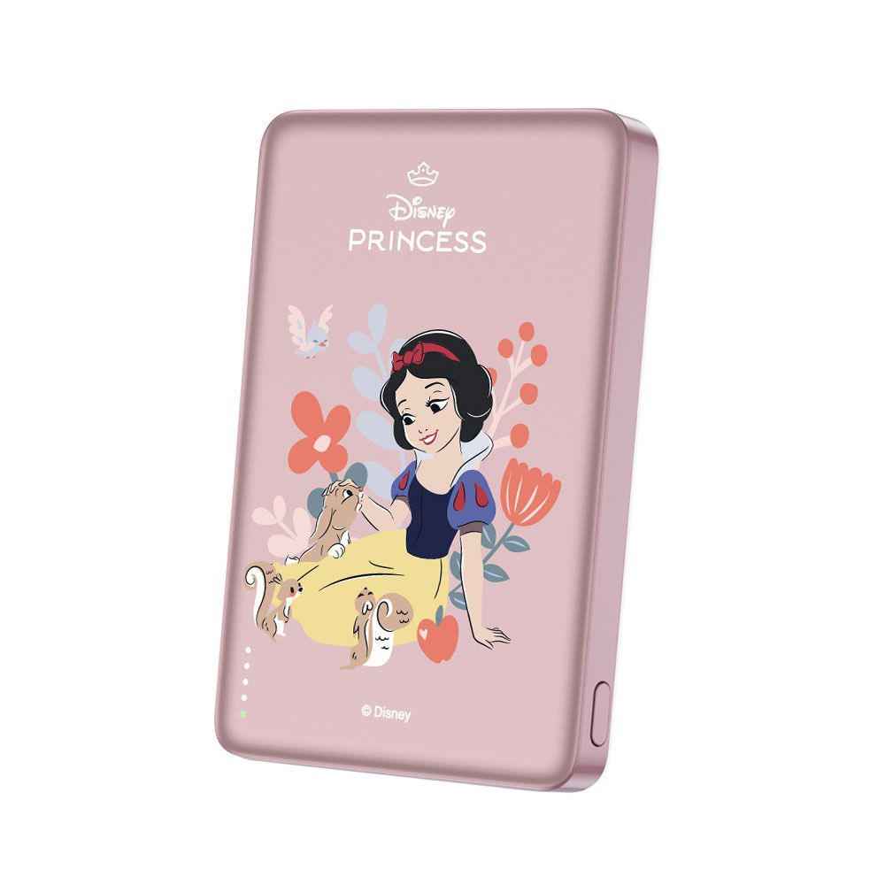 ✂附wh貼紙 迪士尼 20W PD超薄磁吸無線快充行動電源 10000mAh-白雪公主