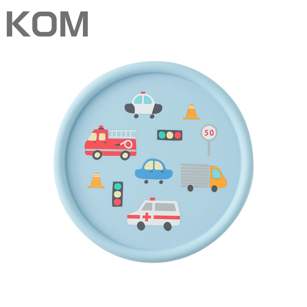 KOM - 食品級矽膠隔熱碗蓋1入-汽車 (單入)