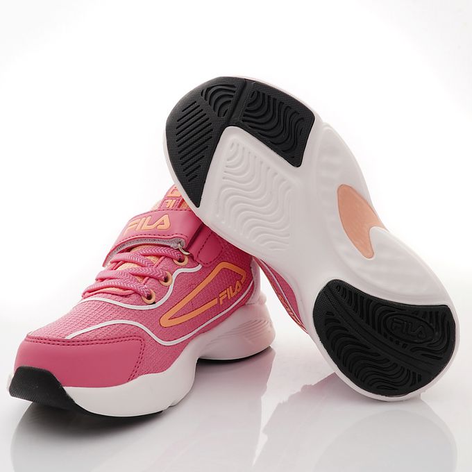 FILA - FILA輕量慢跑運動鞋-3-J812X-515桃(中大童段)-運動鞋-桃