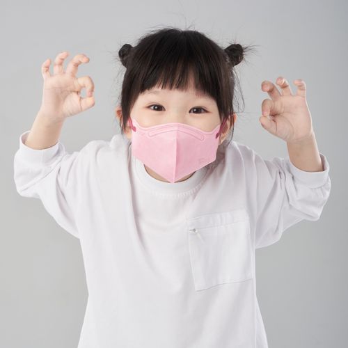 TN95醫用3D口罩-胭脂四色 (兒童M)-20入