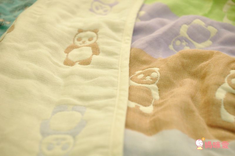 日本 Fuwara - 日本製三河木棉六重紗蓋毯-彩色蘑菇 (70x100cm)