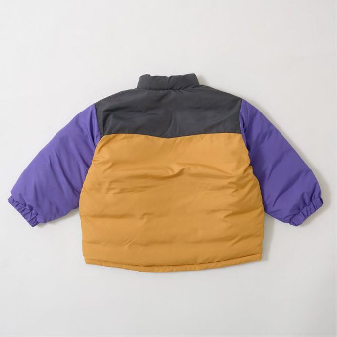 日本 b-ROOM - 萬能蓬鬆百搭溫暖鋪棉外套-藍紫