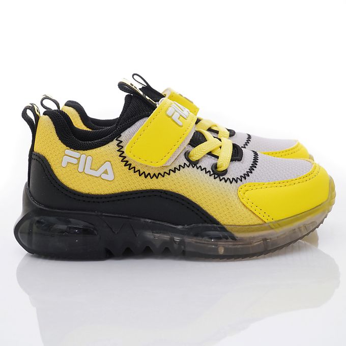 FILA - FILA康特杯電燈運動鞋款(中小童段)-運動鞋-黑黃