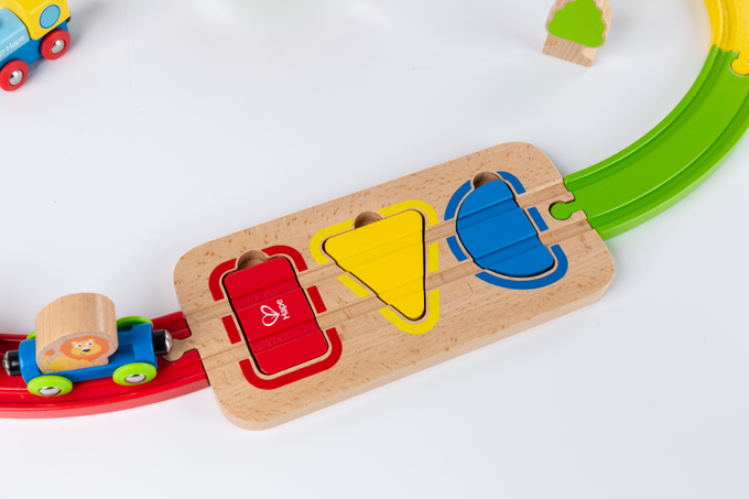 德國 Hape - 彩虹音樂木製軌道玩具