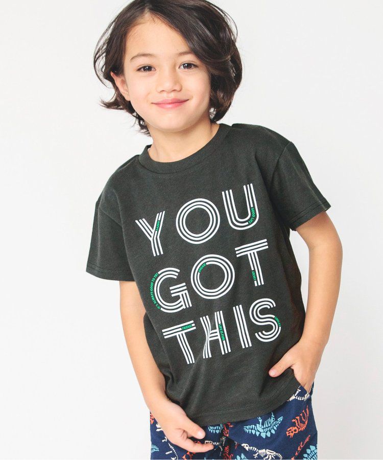 日本 BREEZE - 美式休閒風印花短袖上衣-GOOD DAY-檸檬黃