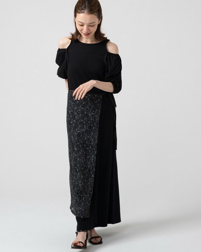 日本 gleam - [疊穿高手]閃亮光澤薄紗半片裙-粉紅