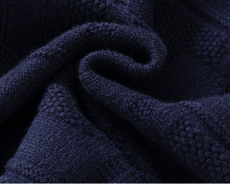 圓領保暖針織長袖上衣/毛衣-英文字恐龍-橘色