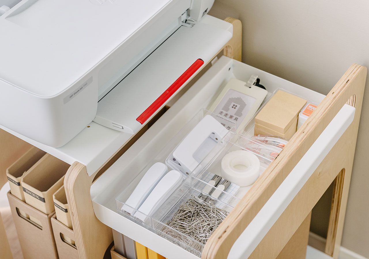 走走家具 - (7/20後出貨)走走移動邊架-清新白 (48.7 / 43 / 55 (cm))