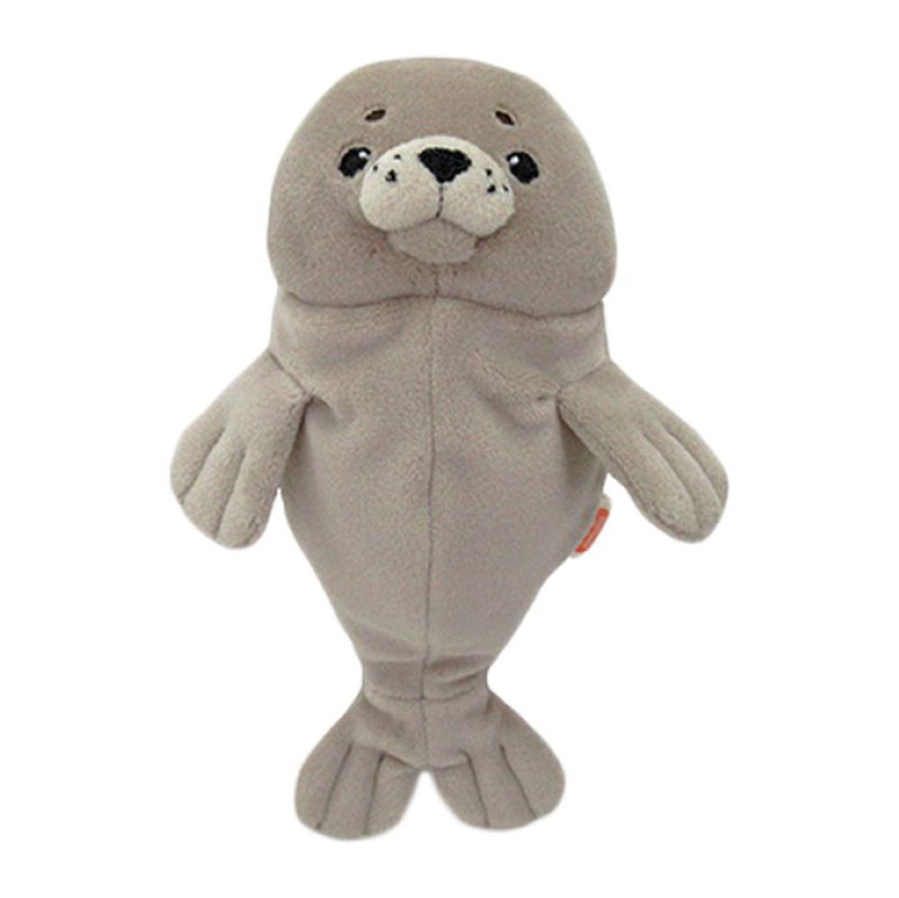 Mochi Series｜末班茫茫大叔-迷你海豹吊飾（灰色）