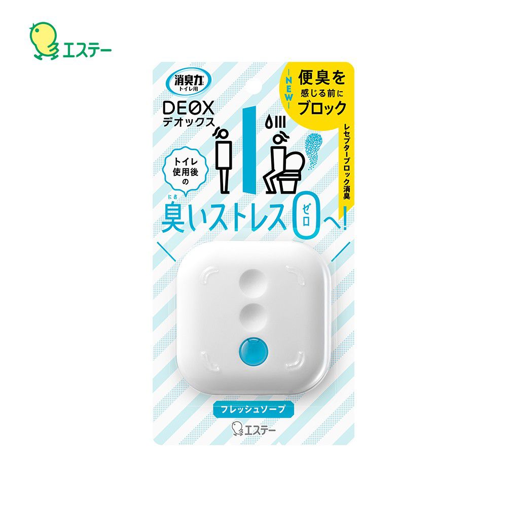 日本 ST 雞仔牌 - DEOX 浴廁淨味消臭力除臭放置型本體-清新皂香-6ml