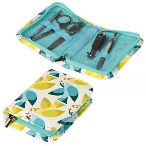 英國 Rex London - 修指甲/修容套裝五入工具組-愛情鳥