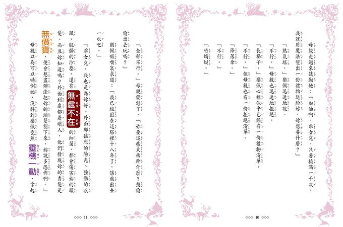 【童話夢工場】長髮公主變身記 (隨書附贈：人物貼紙、魔法變身成語簿、友誼寫真卡)