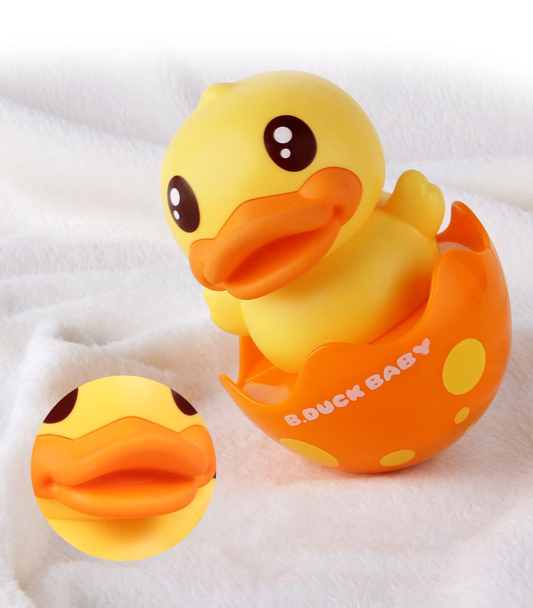 B.Duck 小黃鴨 - 搖搖不倒翁(橘)-6個月以上