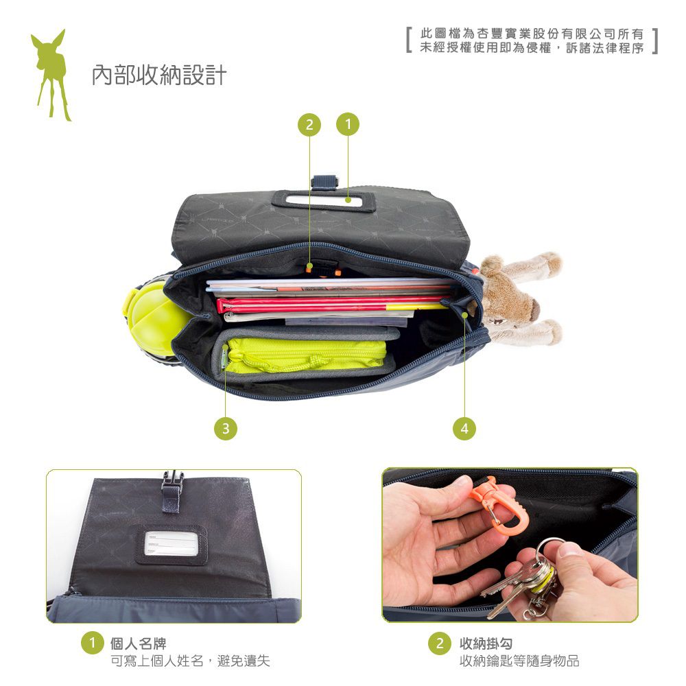 德國 Lassig - 漫步太空旅行後背親子包-附小收納袋-雅痞灰 (小)