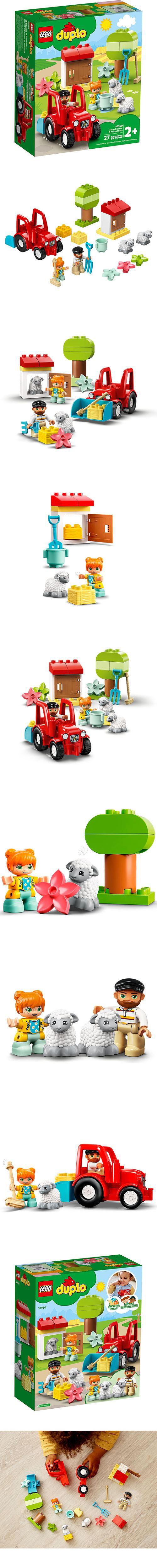 樂高 LEGO - 樂高積木 LEGO《 LT10950 》Duplo 得寶系列 - 拖拉機 & 動物照護中心-27pcs