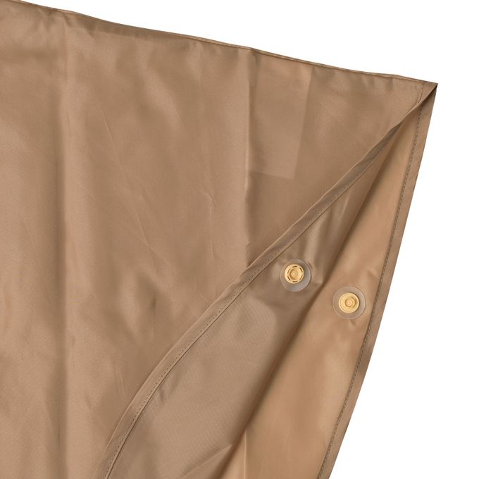 akachan honpo - 動物造型短斗篷式雨衣-小熊-咖啡色