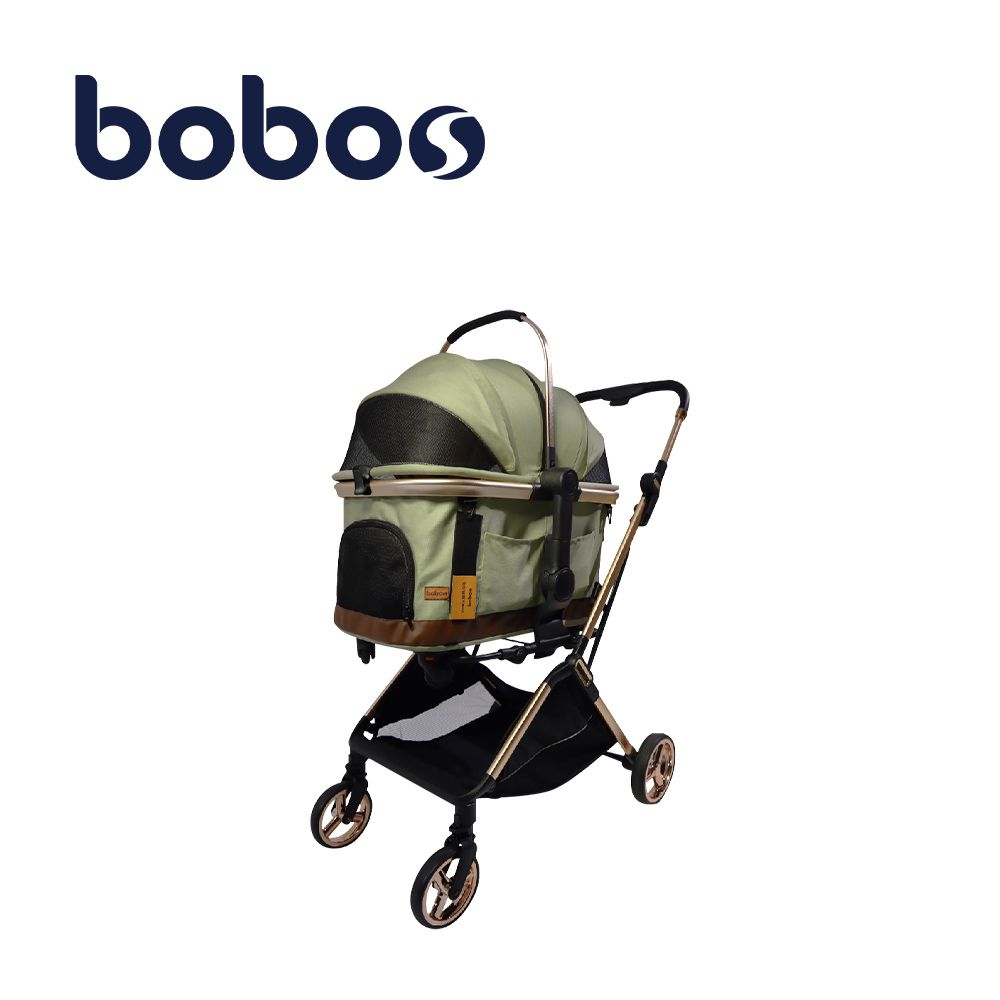 X9L 超跑寵箱分離式寵物推車-莫蘭迪綠