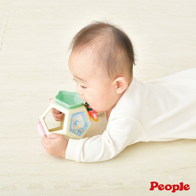 日本 People - 五感刺激洞洞球玩具(柔軟)(3個月-)