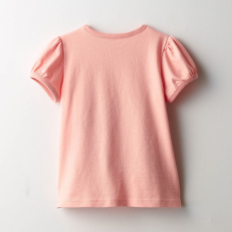 日本千趣會 - 迪士尼印花澎澎短袖上衣-長髮公主-紫