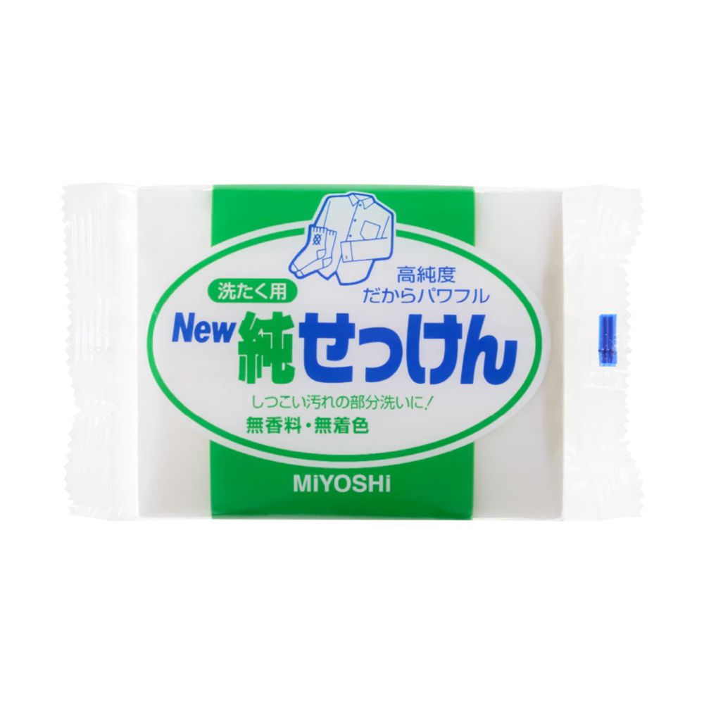 日本 MIYOSHI 無添加 - 純.洗衣去污皂-190g