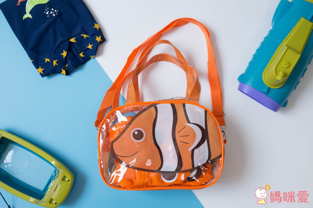 韓國 Beach Boom - 超萌卡通圖案防潑水海灘包-夢幻獨角獸 (29*10*20cm)