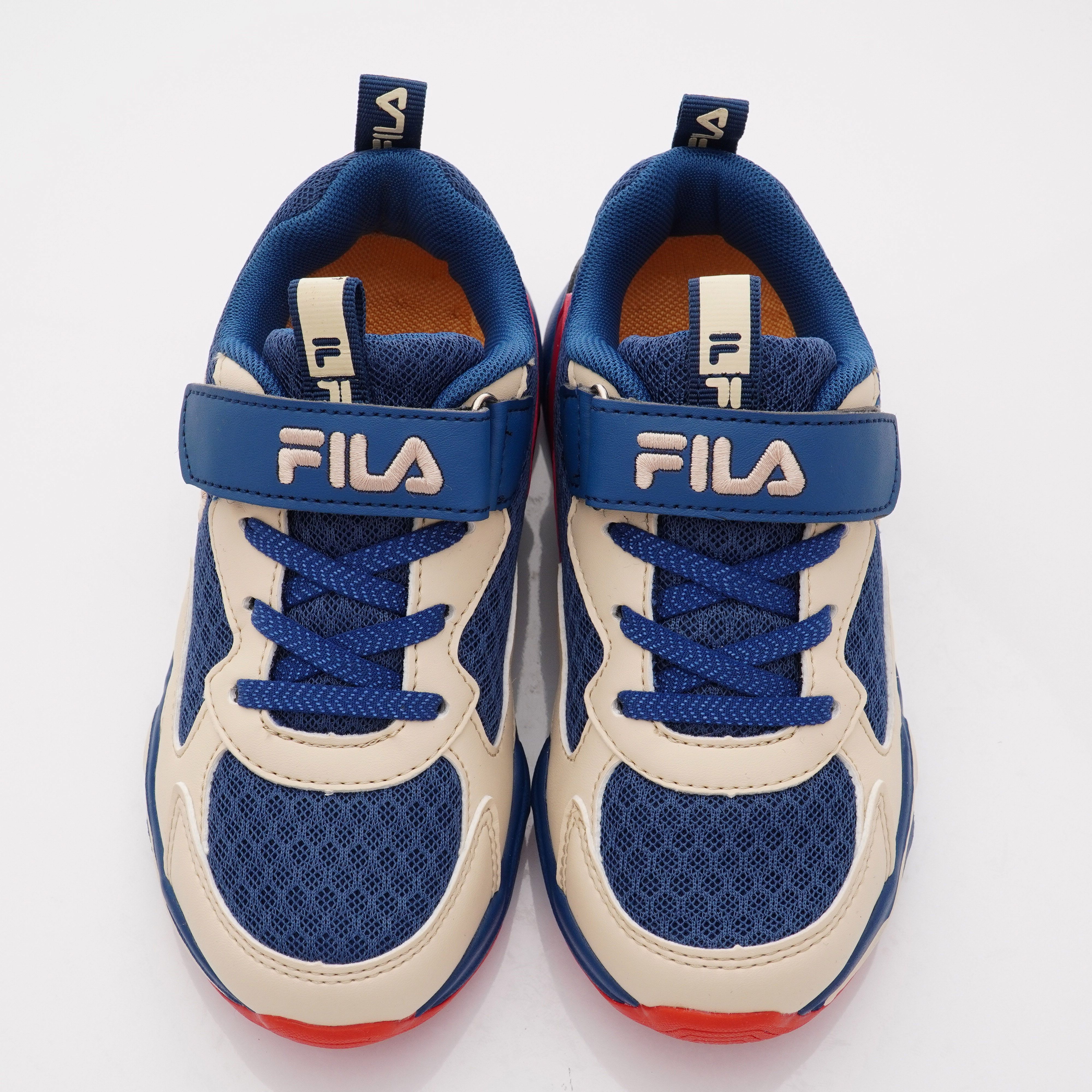 FILA - 機能穩定運動鞋款(中大童段)-藍
