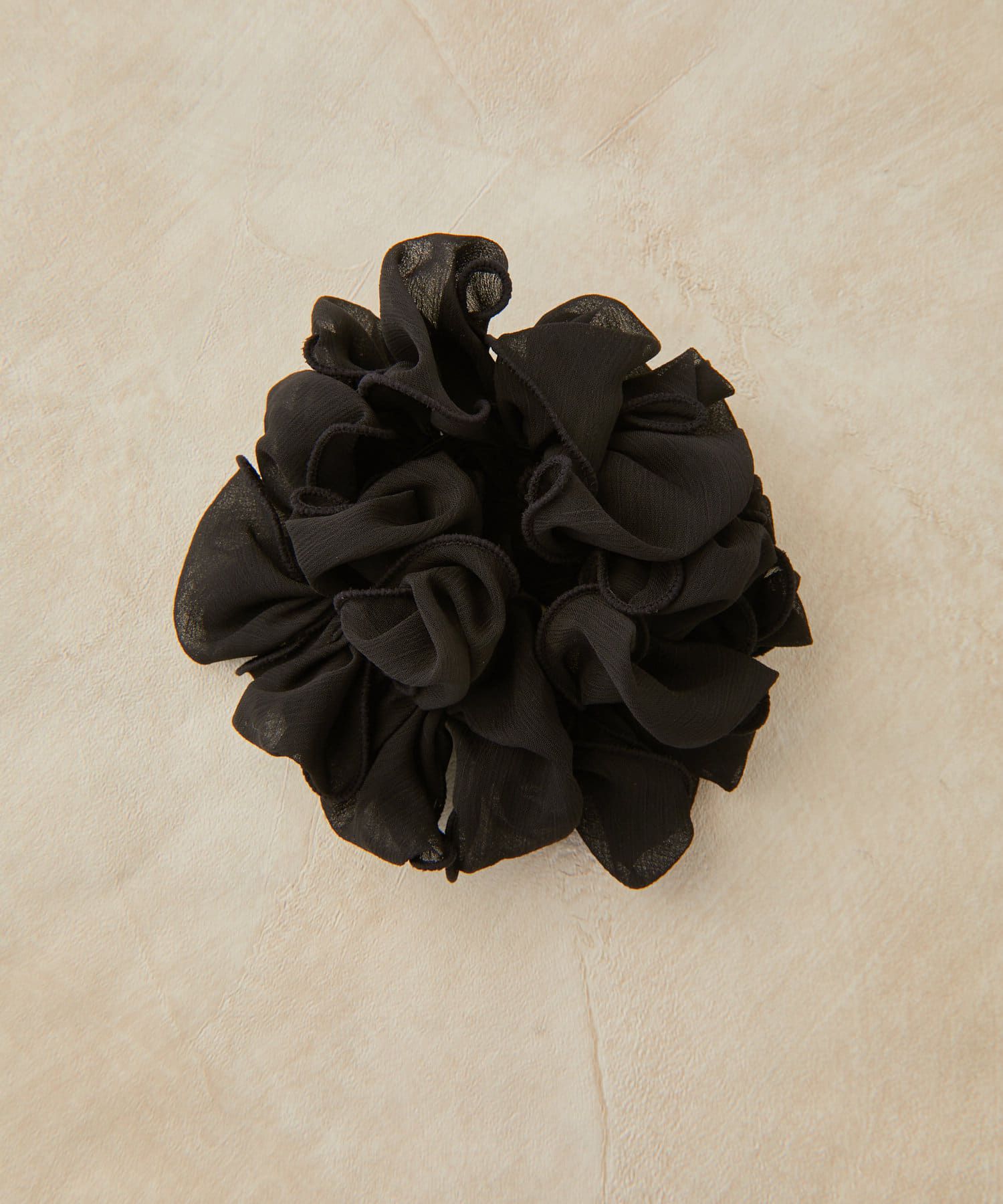 日本 Lattice - 可愛捲捲邊大腸髮圈-米杏