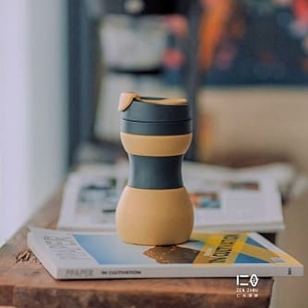 仁舟淨塑 - 矽密咖啡杯-拿鐵