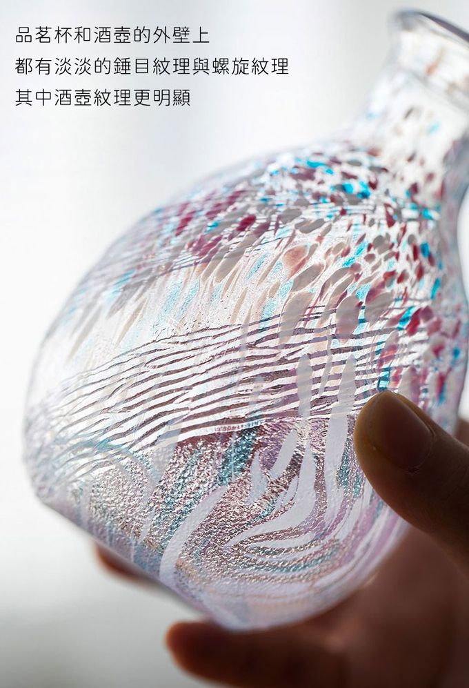 TOYO-SASAKI GLASS 東洋佐佐木 - 日本製 櫻系列富士山日式清酒酒杯套組