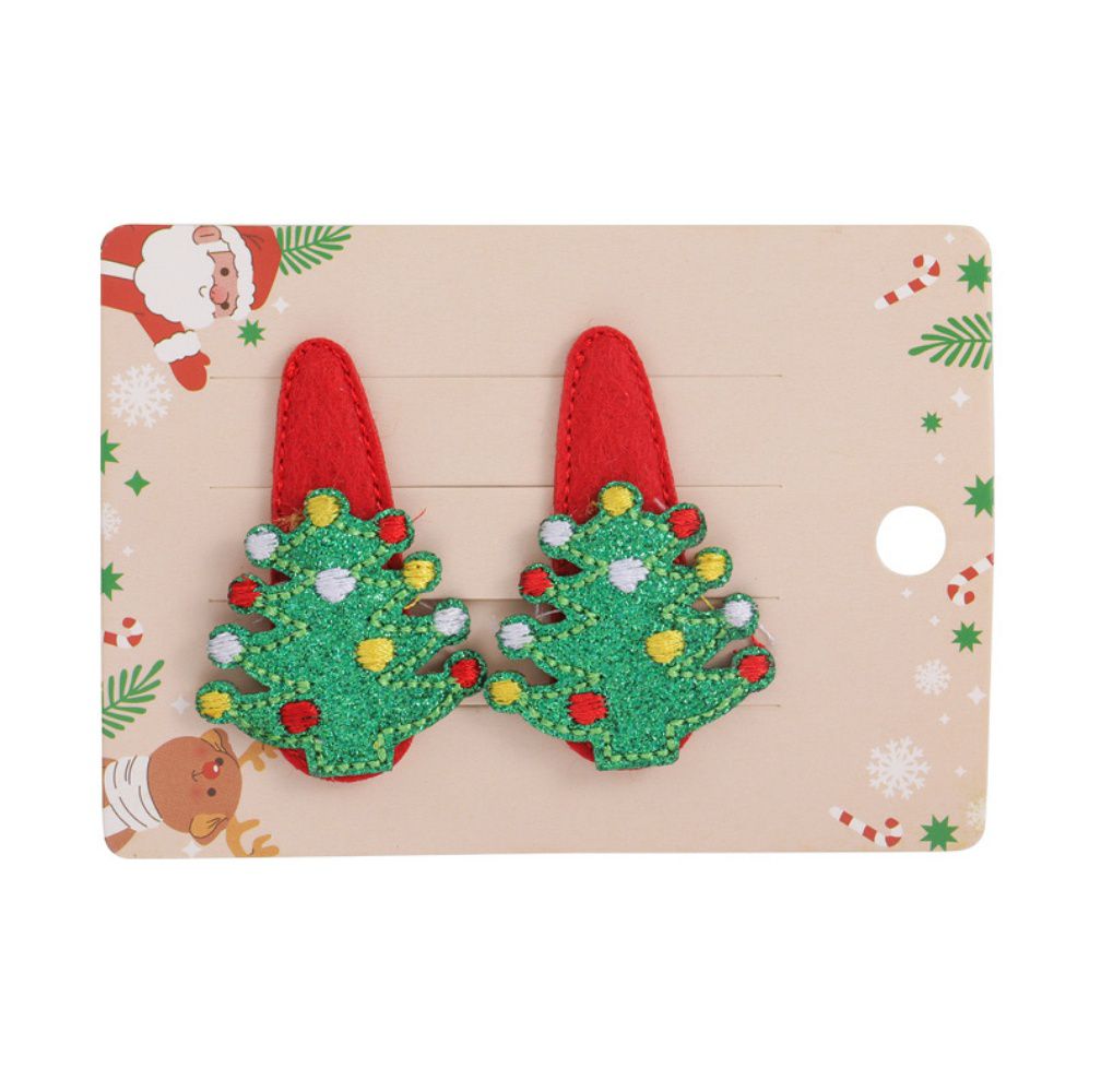 聖誕節造型BB夾(2入)-薑餅人