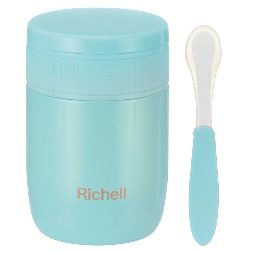 日本 Richell 利其爾 - 不鏽鋼真空保溫罐-薄荷綠-350ml