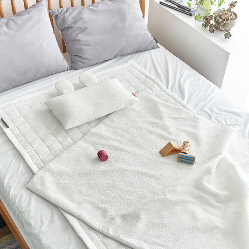 正韓Hello HiZoo - 純手工製純棉柔感兒童長條抱枕/靠枕/睡眠輔助枕/側睡抱枕-Hi Cat 貓耳