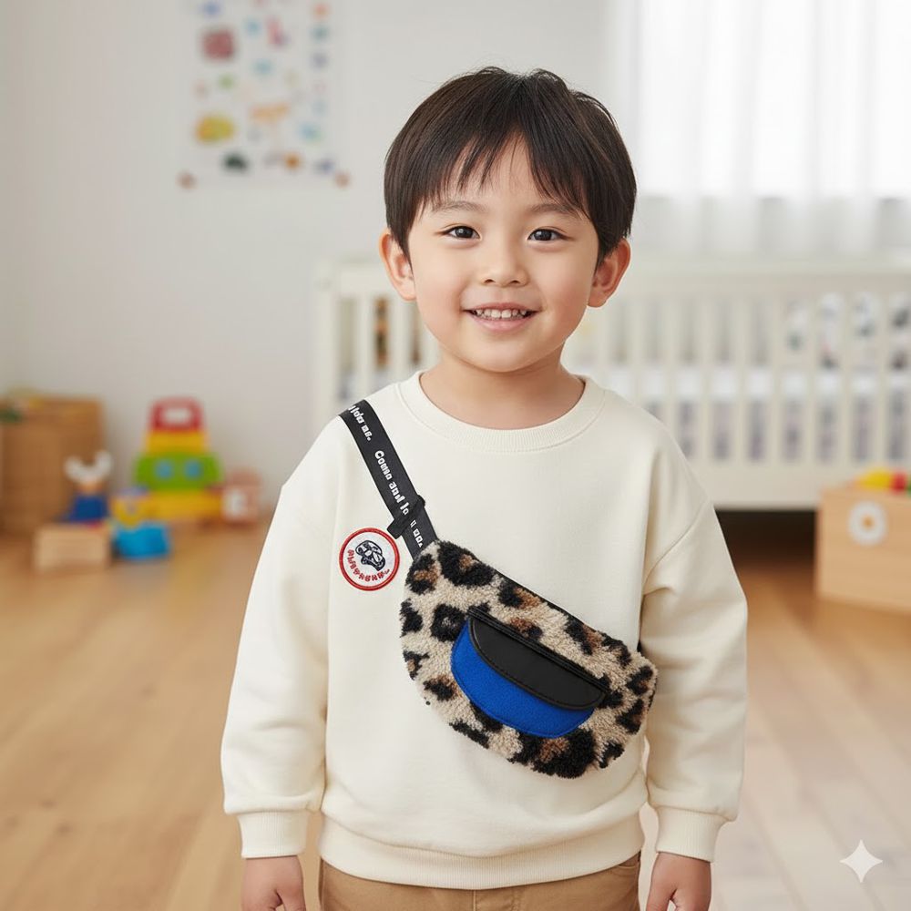 長袖休閒上衣-刷毛造型裝飾-象牙白色