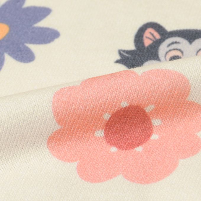 akachan honpo - 休閒上衣-迪士尼滿版印花-象牙白色