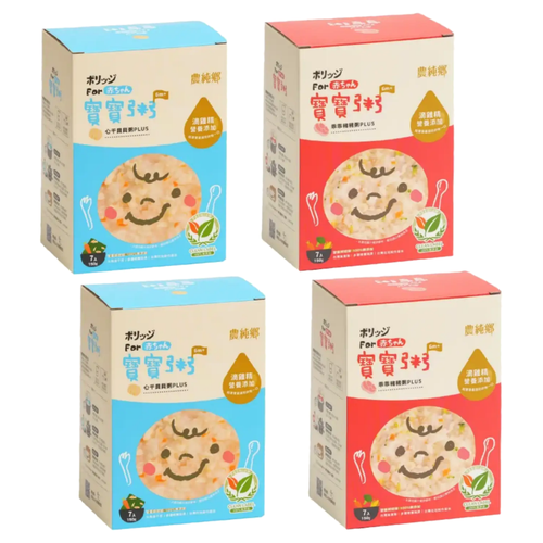 心干貝貝粥PLUSX2盒+乖乖豬豬粥PLUSX2盒