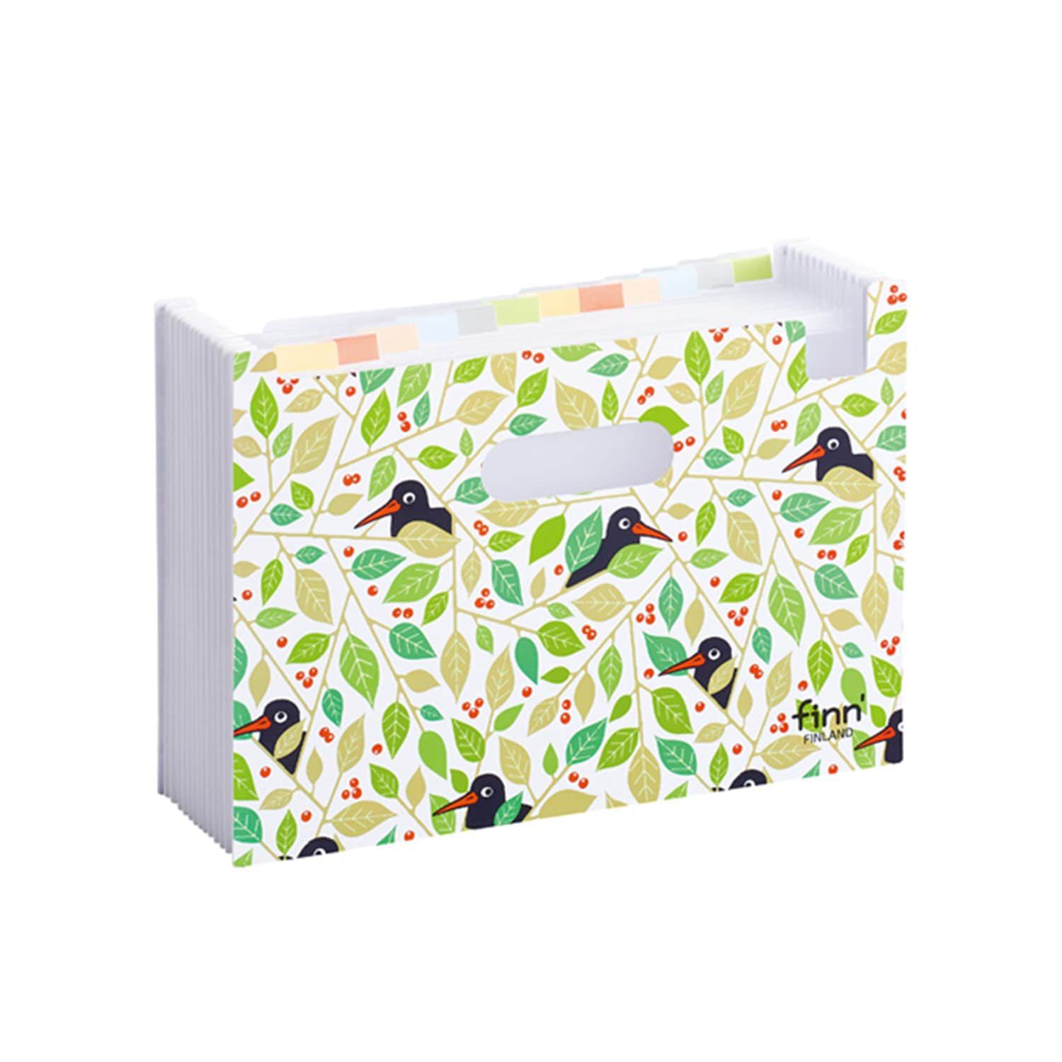 日本千趣會 - 北歐風 風琴式文件收納夾(可放A4)-療癒小狗 (33x23.5x2cm)