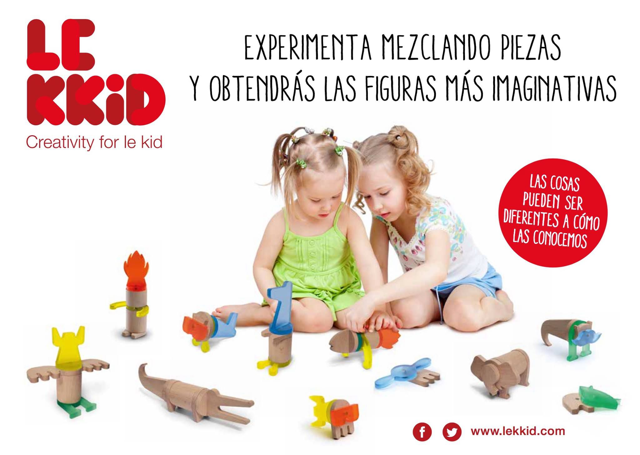 西班牙 LEKKID - IMAGINARY FAUNA磁性積木組-22片組