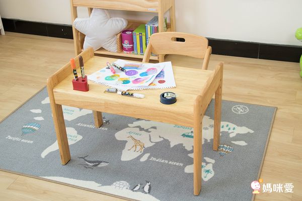 日本Yamatoya ◆ 小小畢卡索系列 幼兒書桌椅組！在家也要蒙特梭利❤