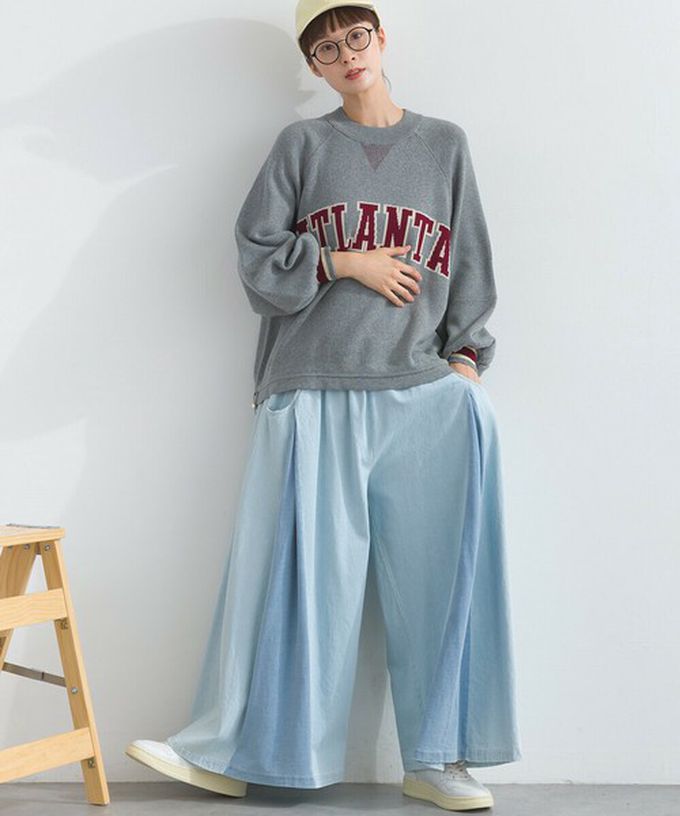 日本 Lupilien - 明亮撞色學院風抽繩針織上衣-酒紅