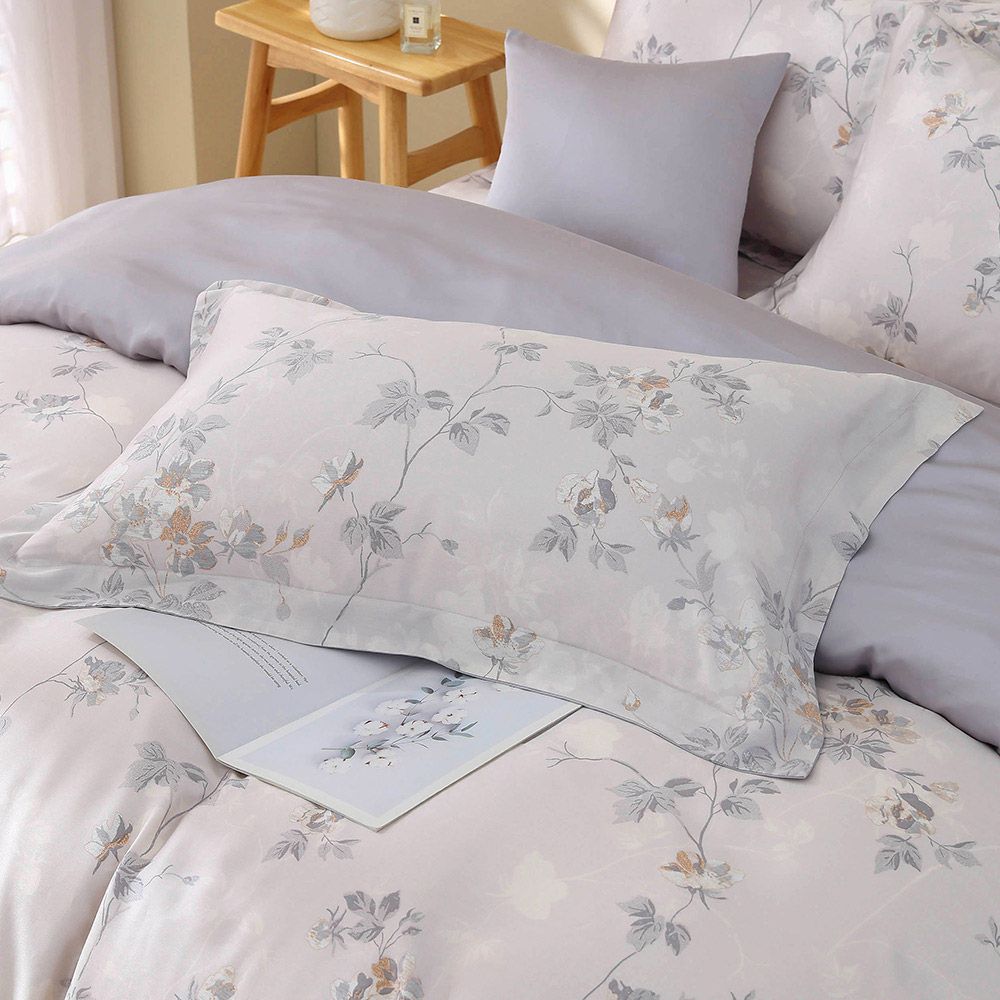 枕套2入 300織100%天絲-梓丹