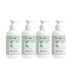 丹麥德瑪Derma - 寶寶護膚霜家庭號四入組(免運)-護膚霜250ml*4